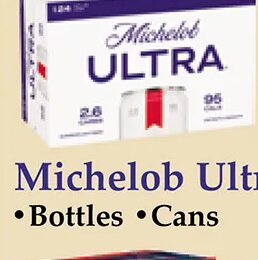 Michelob Ultra at Market Basket