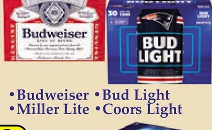 Budweiser/Bud Light/Miller Lite/Coors Light