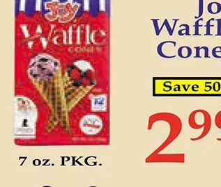 Joy Waffle Cones