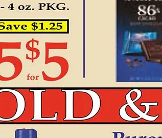 Ghirardelli Chocolate at Market Basket