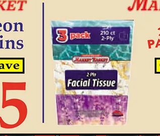 Market Basket Facial Tissues