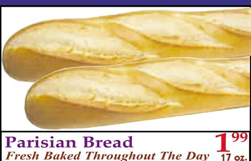 Parisian Bread at Market Basket