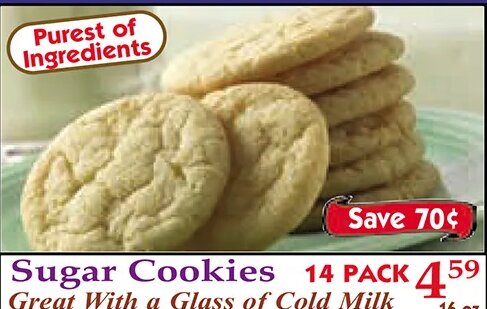 Sugar Cookies at Market Basket