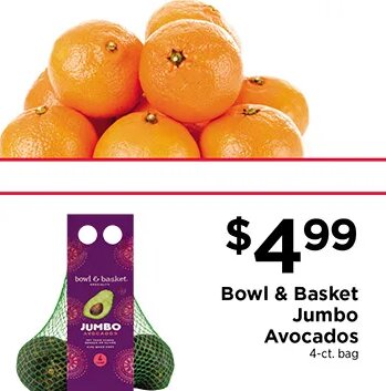 Bowl & Basket Jumbo Avocados at ShopRite
