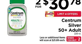 Centrum Silver 50+ Adult