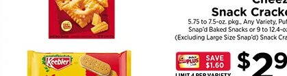 Cheez-It Snack Crackers at ShopRite