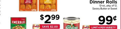 King's Hawaiian Dinner Rolls at ShopRite