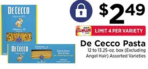 De Cecco Pasta at ShopRite