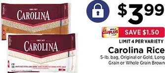 Carolina Rice at ShopRite