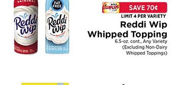 Reddi Wip Whipped Topping