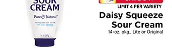 Daisy Squeeze Sour Cream