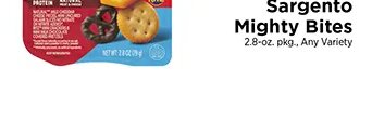 Sargento Mighty Bites at ShopRite