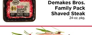 Demakes Bros. Family Pack Shaved Steak at ShopRite