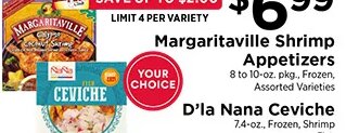Margaritaville Shrimp Appetizers at ShopRite