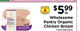 Wholesome Pantry Organic Chicken Breast at ShopRite