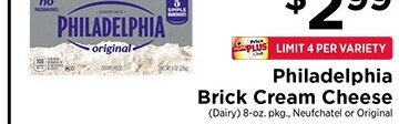 Philadelphia Brick Cream Cheese at ShopRite