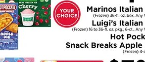 Marinos Italian Ice / Luigi's Italian Ice / Snack Breaks Apple Pie