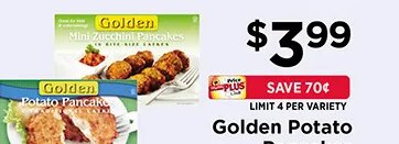 Golden Potato Pancakes at ShopRite