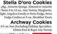 Archway Cookies at ShopRite