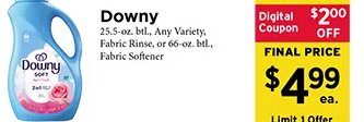 Downy at ShopRite
