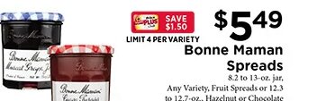 Bonne Maman Spreads