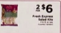 Fresh Express Salad Kits at ShopRite