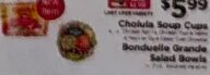 Cholula Soup Cups, Bonduelle Grande Salad Bowls at ShopRite