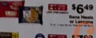 Rana Meals or Lasagna