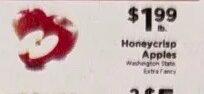 Honeycrisp Apples at ShopRite