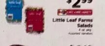 Little Leaf Farms Salads at ShopRite