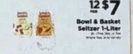 Bowl & Basket Seltzer 1-Liter at ShopRite