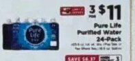 Pure Life Purified Water 24-Pack at ShopRite