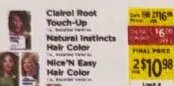 Clairol Root Touch-Up / Natural Instincts / Nice 'N Easy