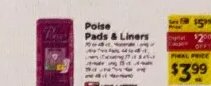 Poise Pads & Liners
