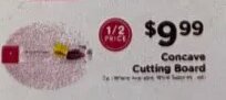 Concave Cutting Board