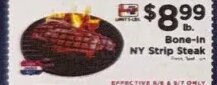 Bone-In NY Strip Steak at ShopRite