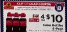 Coke Bottles 6-Pack at ShopRite