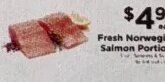 Fresh Norwegian Salmon Portions at ShopRite