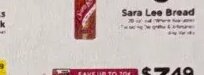 Sara Lee Bread at ShopRite