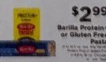 Barilla Protein+ or Gluten Free Pasta at ShopRite