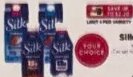 Silk Almond Milk & Silk Protein Soy Milk