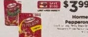 Hormel Pepperoni at ShopRite