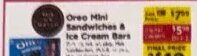 Oreo Mini Sandwiches & Ice Cream Bars at ShopRite