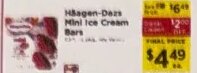 Häagen-Dazs Mini Ice Cream Bars at ShopRite