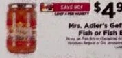 Mrs. Adler's Gefilte Fish or Fish Bits