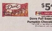 Dove Fall Seasonal Pumpkin Chocolates at ShopRite