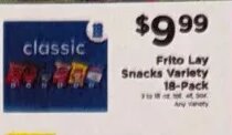 Frito Lay Snacks Variety 18-Pack