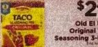 Old El Paso Original Taco Seasoning 3-Pack
