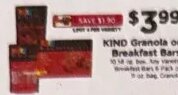 KIND Granola or Breakfast Bars at ShopRite