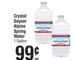 Crystal Geyser Alpine Spring Water at Smart & Final
